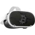 Bitcoin Textured Logo Oculus Quest 2 Skin